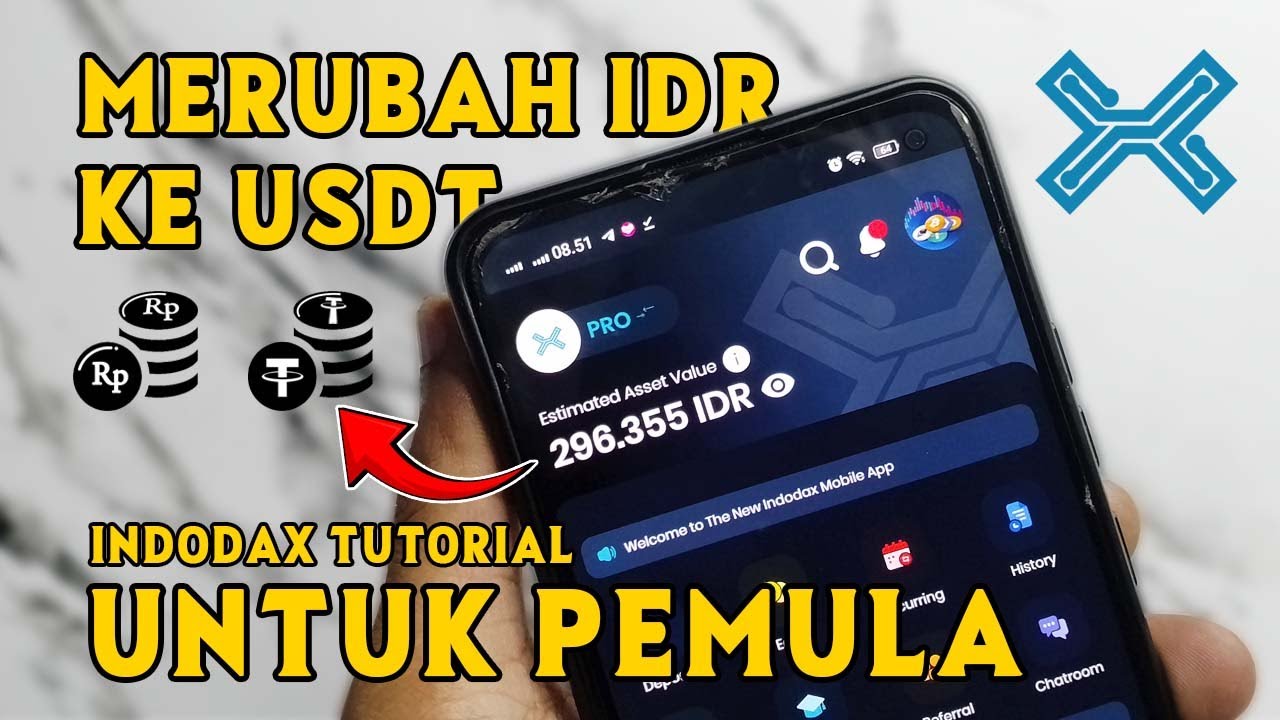 Cara Beli Aset Crypto USDT di Indodax Untuk Pemula | Merubah IDR ke USDT di Indodax | BKD tutorials