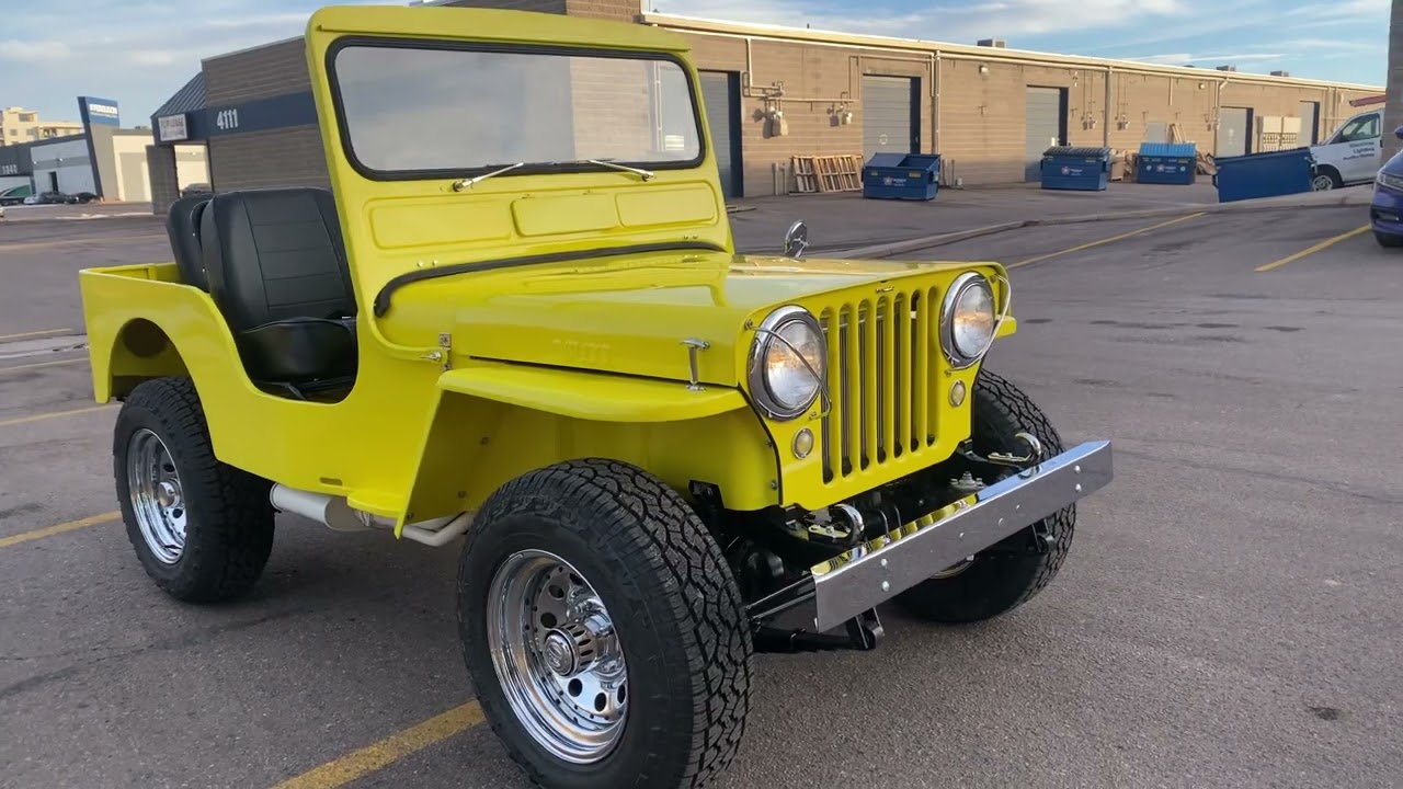 4.3L V6-Powered 1948 Willys CJ-2A Sold on Bring A Trailer