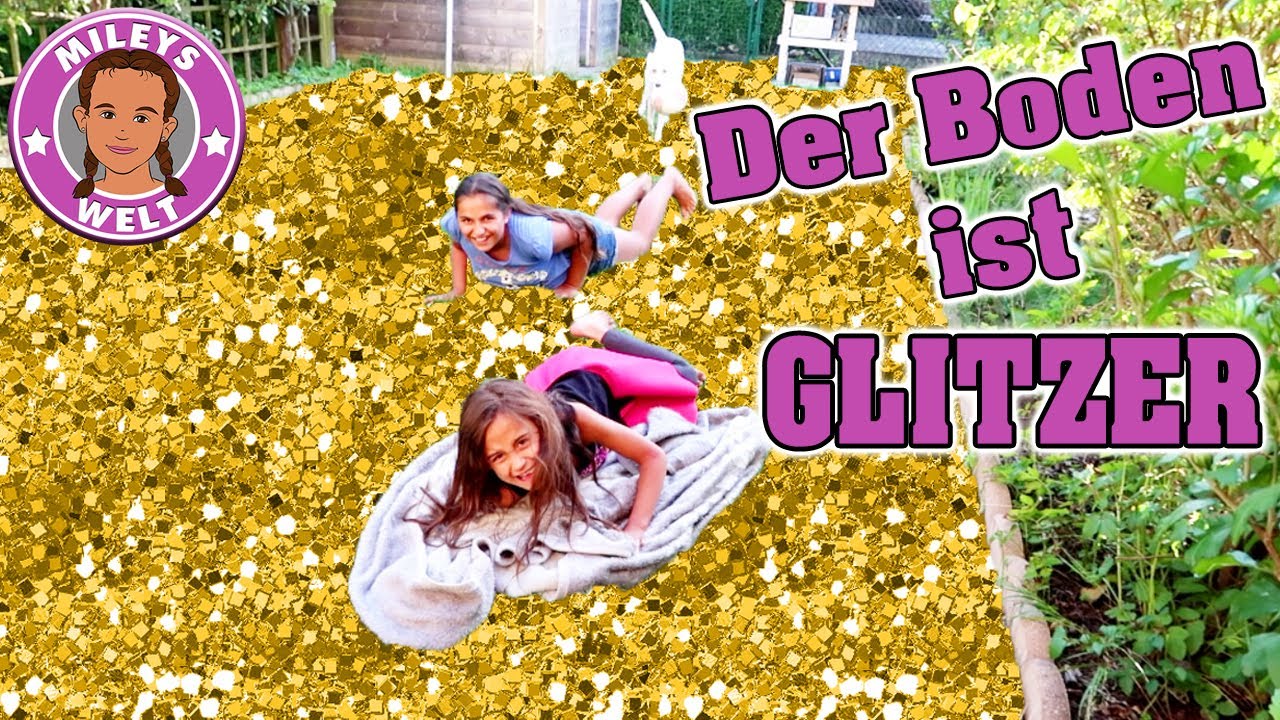 DER BODEN IST GLITZER ! 🌟🔥und nicht LAVA -Der neue Trend? - the floor is glitter | MILEYS WELT
