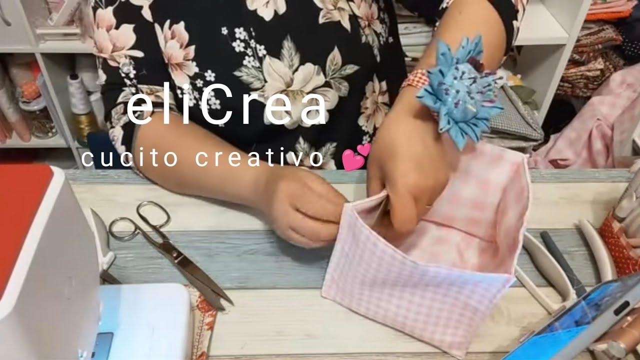 live 9/23💕 cestino Contenitore @eliCrea cucito creativo 💕 cucito creativo 💕