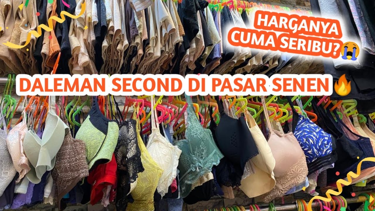 DALEMAN SECOND DI PASAR SENEN | AMAN DIBELI GA YA??