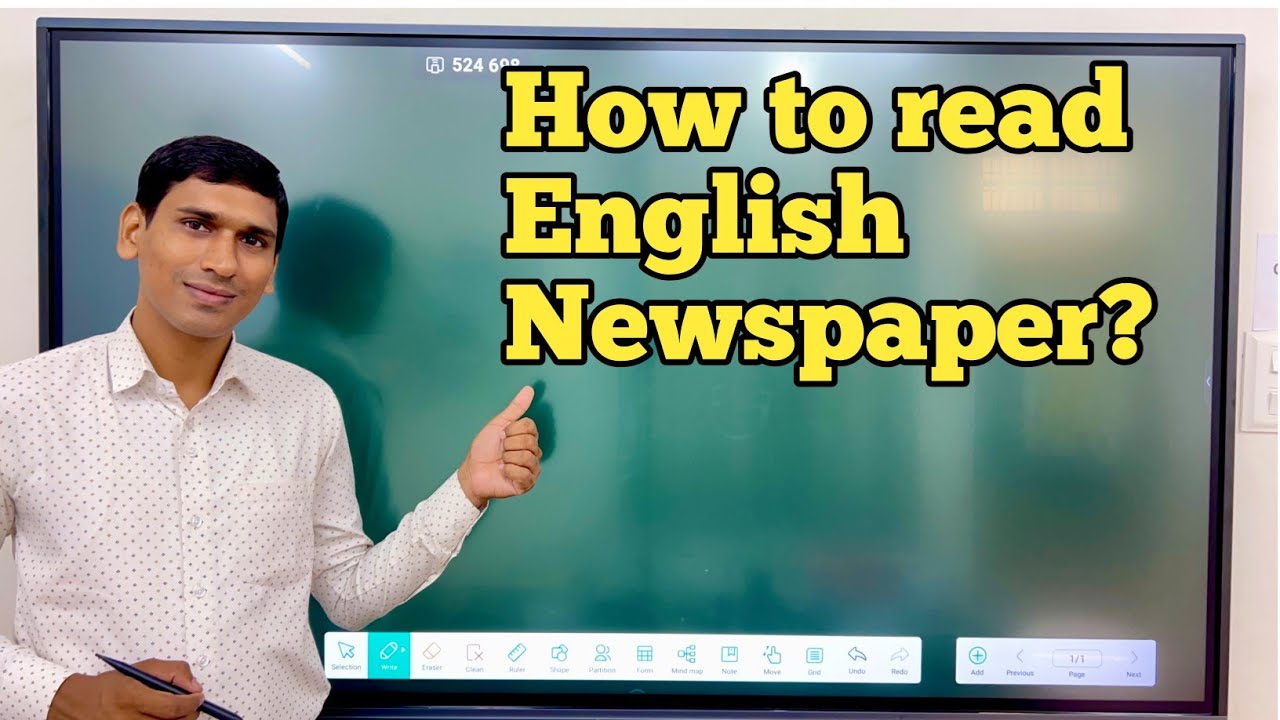English Newspaper Reading EP 1 | How to Read English Newspaper | English Newspaper Vocabulary
