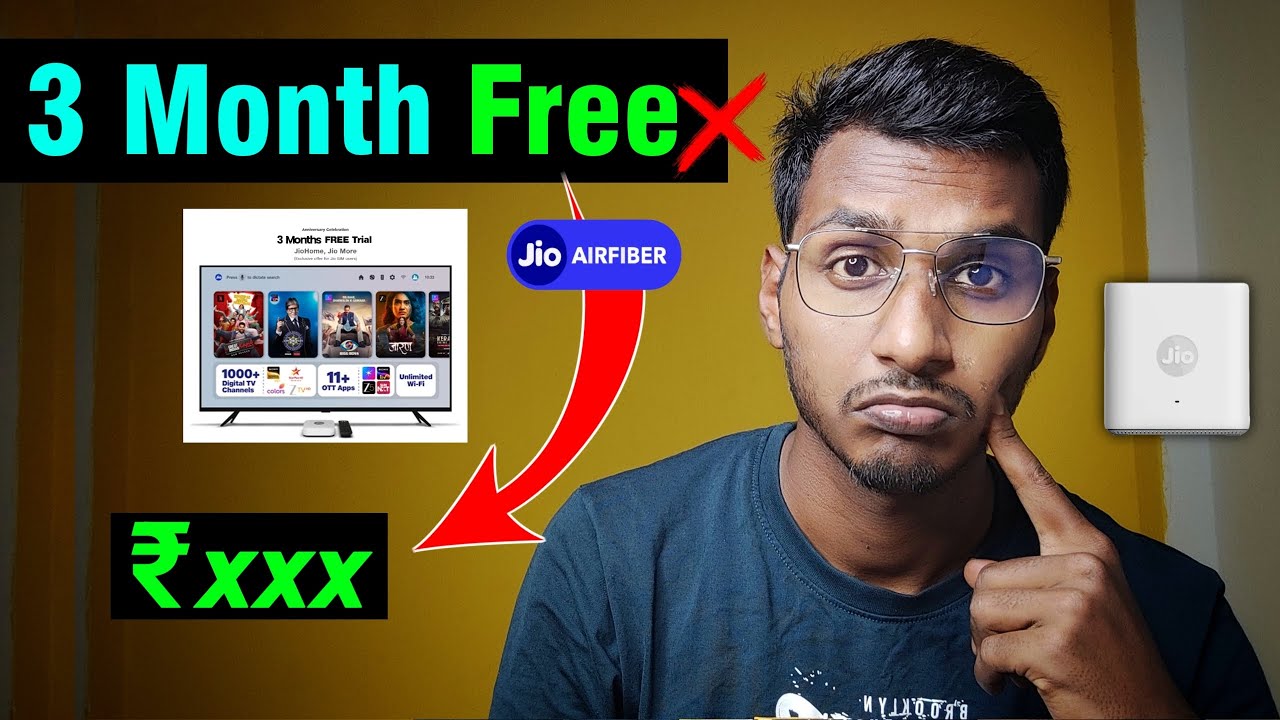 Jio AirFiber🛜 3 Months FREE Offer | Total Hide Cost ₹xxx | Booking PROCESS & Installation Free 