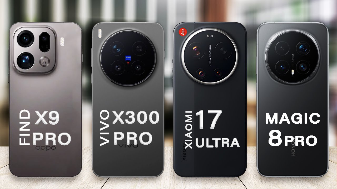 Xiaomi 17 Ultra Vs Honor Magic 8 Pro Vs vivo X300 Pro Vs Oppo Find X9 Pro