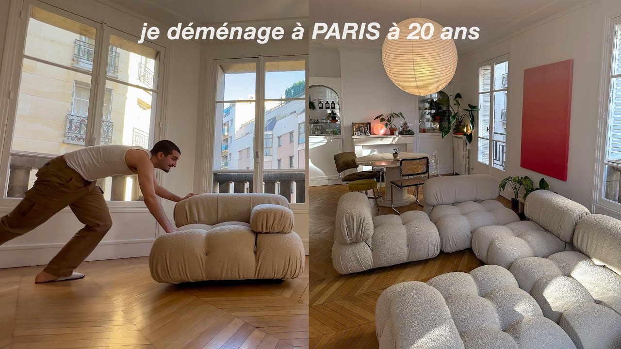nouveau canapé + shopping IKEA + brunch rooftop de PARIS | Je déménage à Paris à 20 ans Ep.1