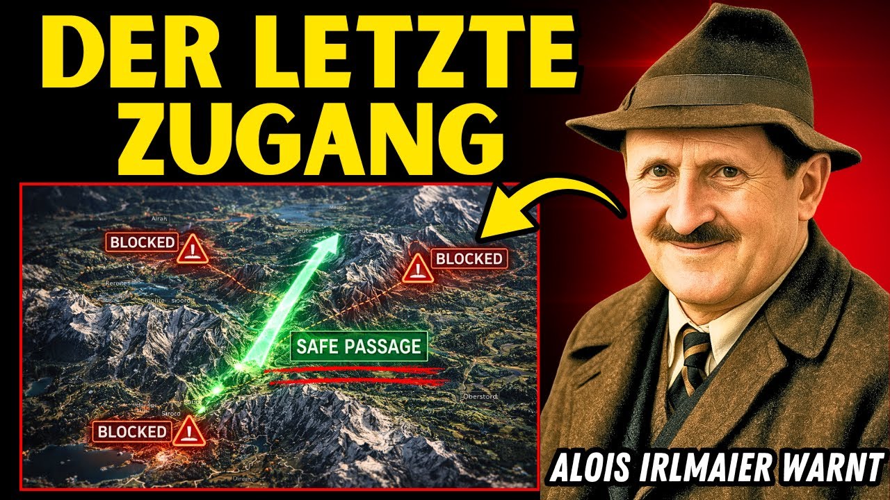 Das Alpen-Tor: Alois Irlmaier Karte Des Letzten Sicheren Zugangs (Allgäu & Bodensee)