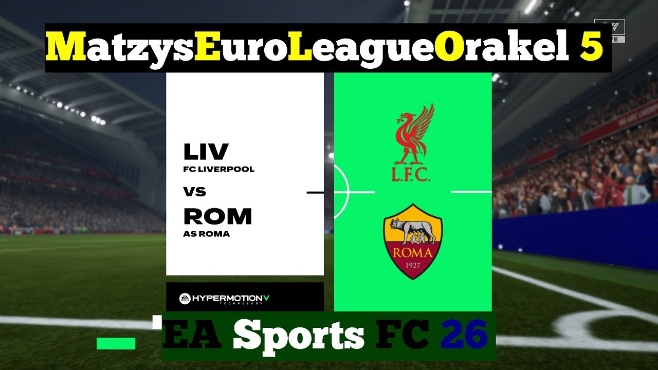 M.E.L.O. 5 ⚽ 185 FC Liverpool vs. AS Rom ⚽ Spieltag 14 | EAFC 26