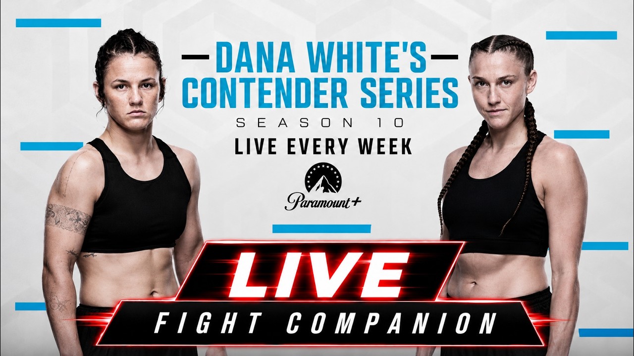 CONTENDER SERIES WEEK 3 LIVESTREAM FULL FIGHT NIGHT COMPANION & PLAY BY PLAY