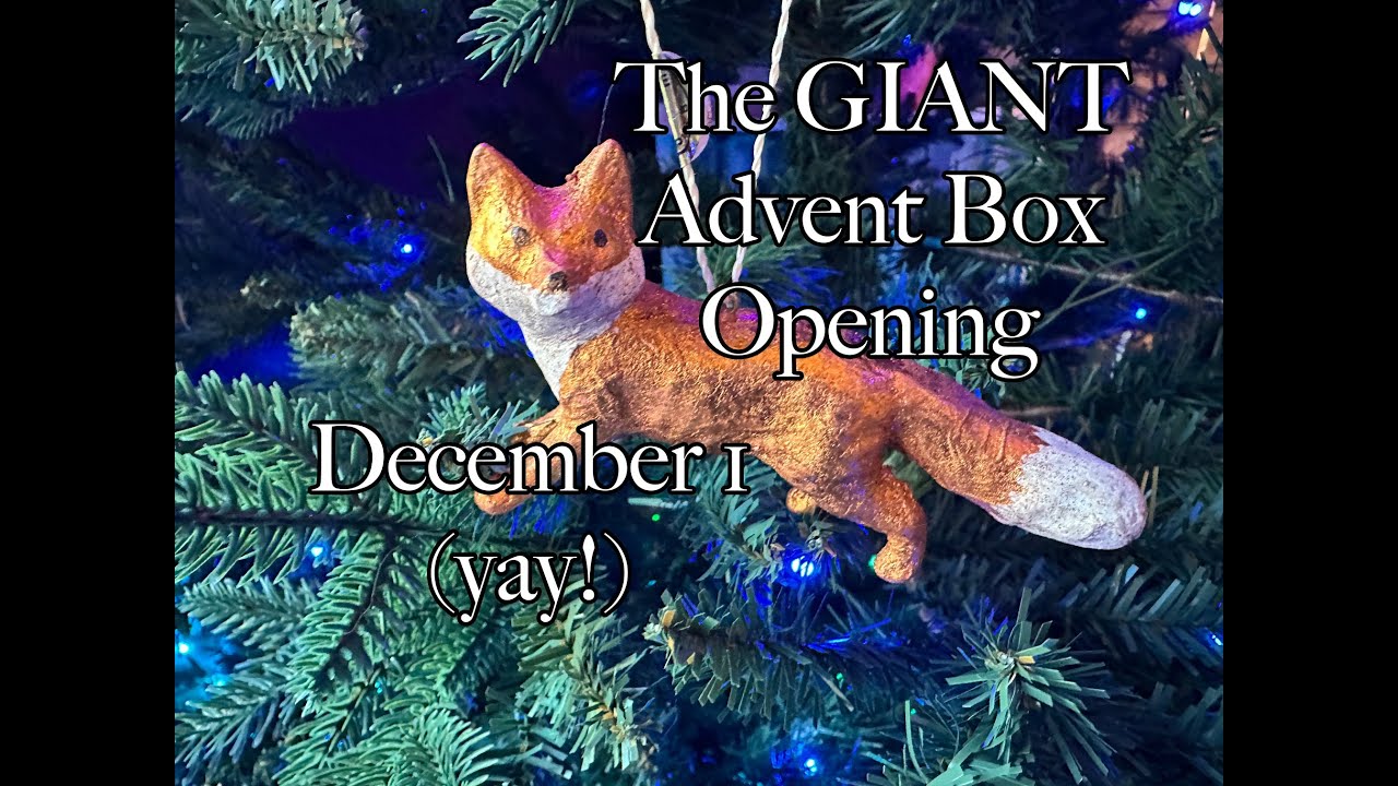 It's the GIANT Quilty Advent Box Opening. DECEMBER 1, 2024