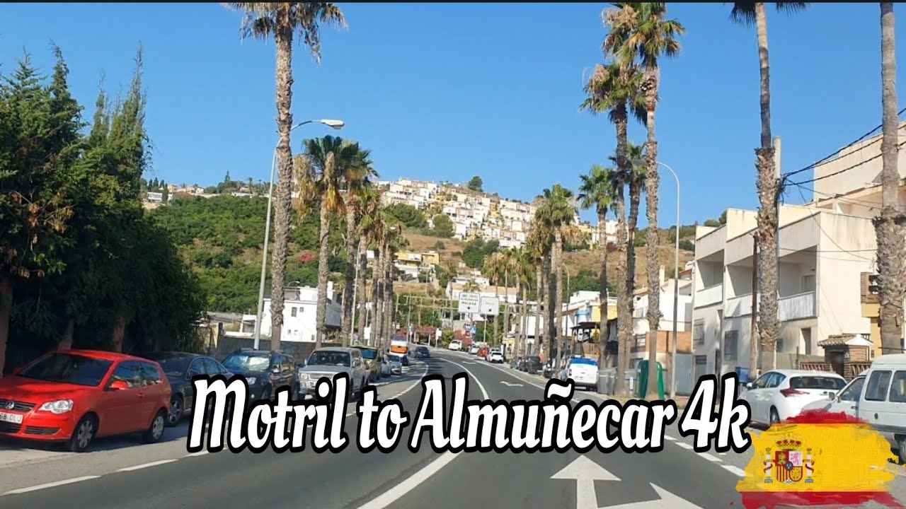 Motril to Almuñécar 🇪🇸 | 2025 4K UHD Scenic Coastal Drive | Southern Spain | Driving tour