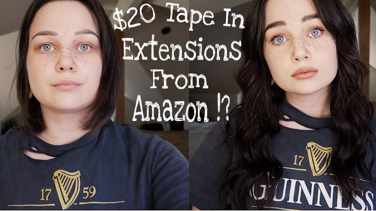 $20 Tape In Extensions from Amazon