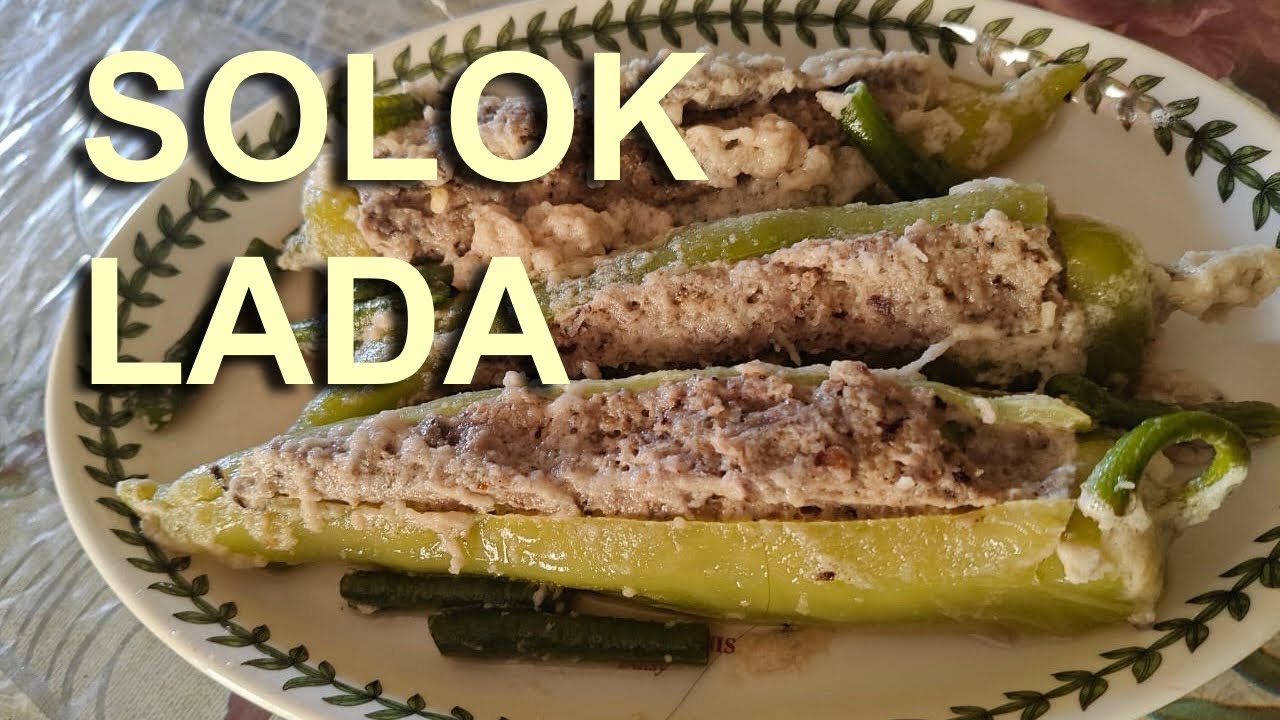 SOLOK LADA ISI IKAN DAN KELAPA // MENU PEMBUKA SELERA DI BULAN PUASA