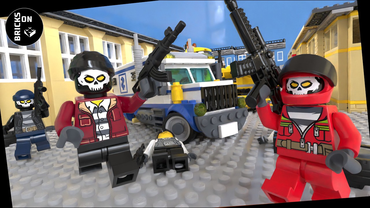 Lego Bank Truck: ограбление, сумасшедшая погоня за банкоматом, всё идёт не так, как надо. Подборк...