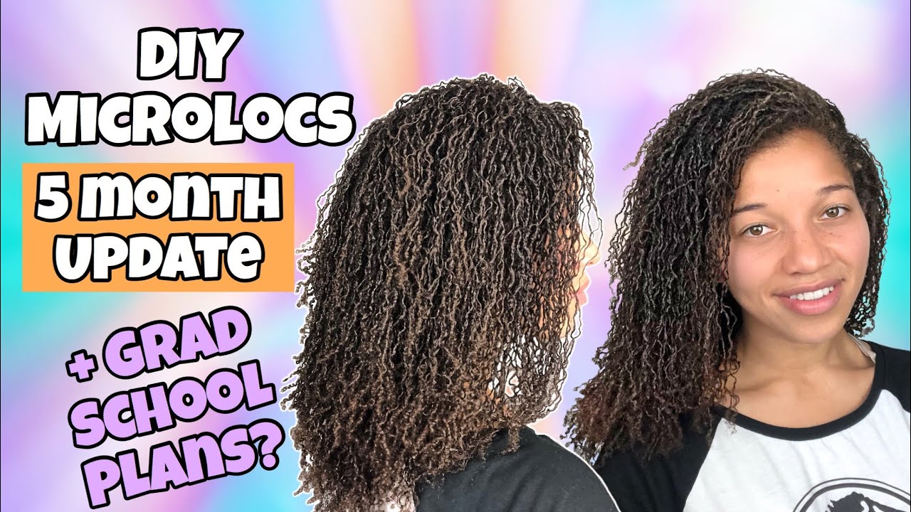 DIY MICROLOCS | 5 MONTH UPDATE | Interlock Method | +Grad School Plans & Candi Sweets Beauty Review