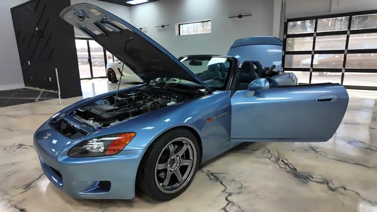 2002 HONDA S2000 BLUE WALK AROUND VIDEO