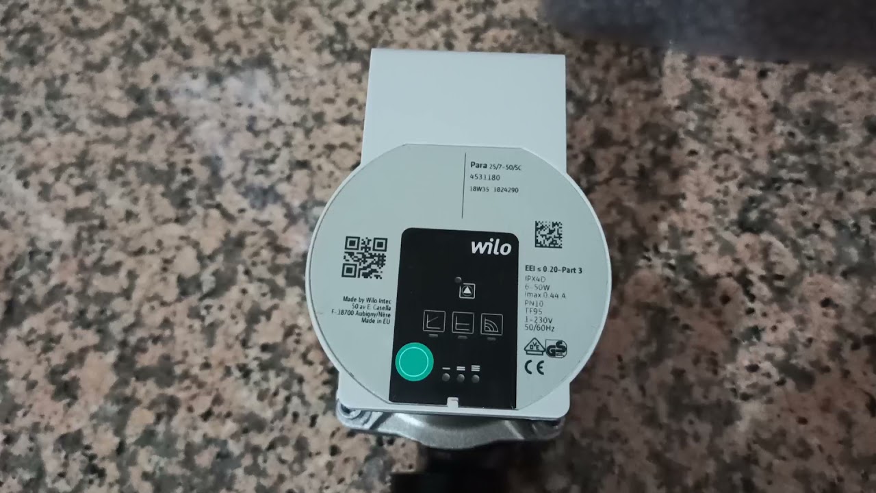 Wilo para 25/7 pompa ayarı ve kullanımı