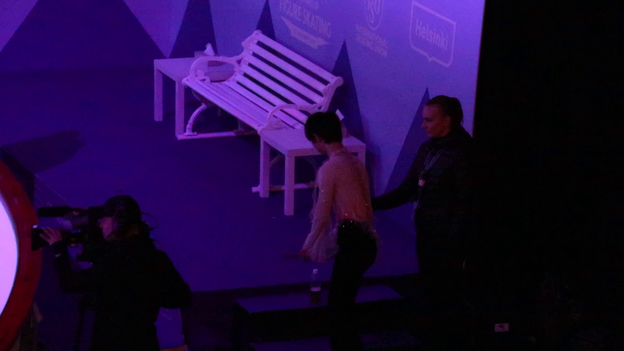 GP Helsinki Exhibition Preparation - Hanyu Focus 羽生結弦