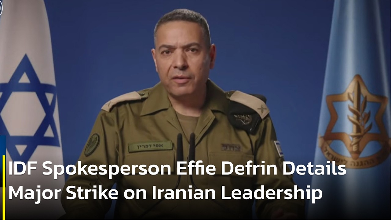 IDF Briefing Outlines Scope of Strike on Iranian Command Structure | AC1P