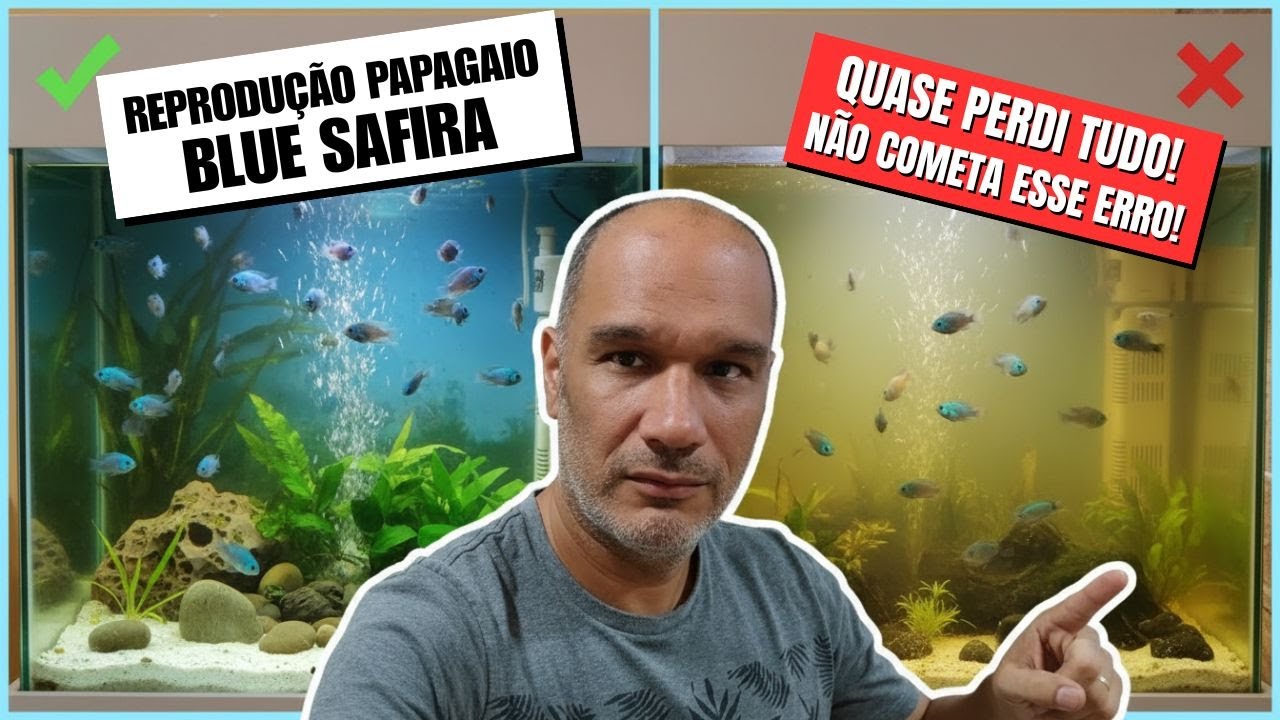 🐟 Reprodução Papagaio Blue Safira - SEM ACHISMOS - Tudo que Você Precisa Saber!