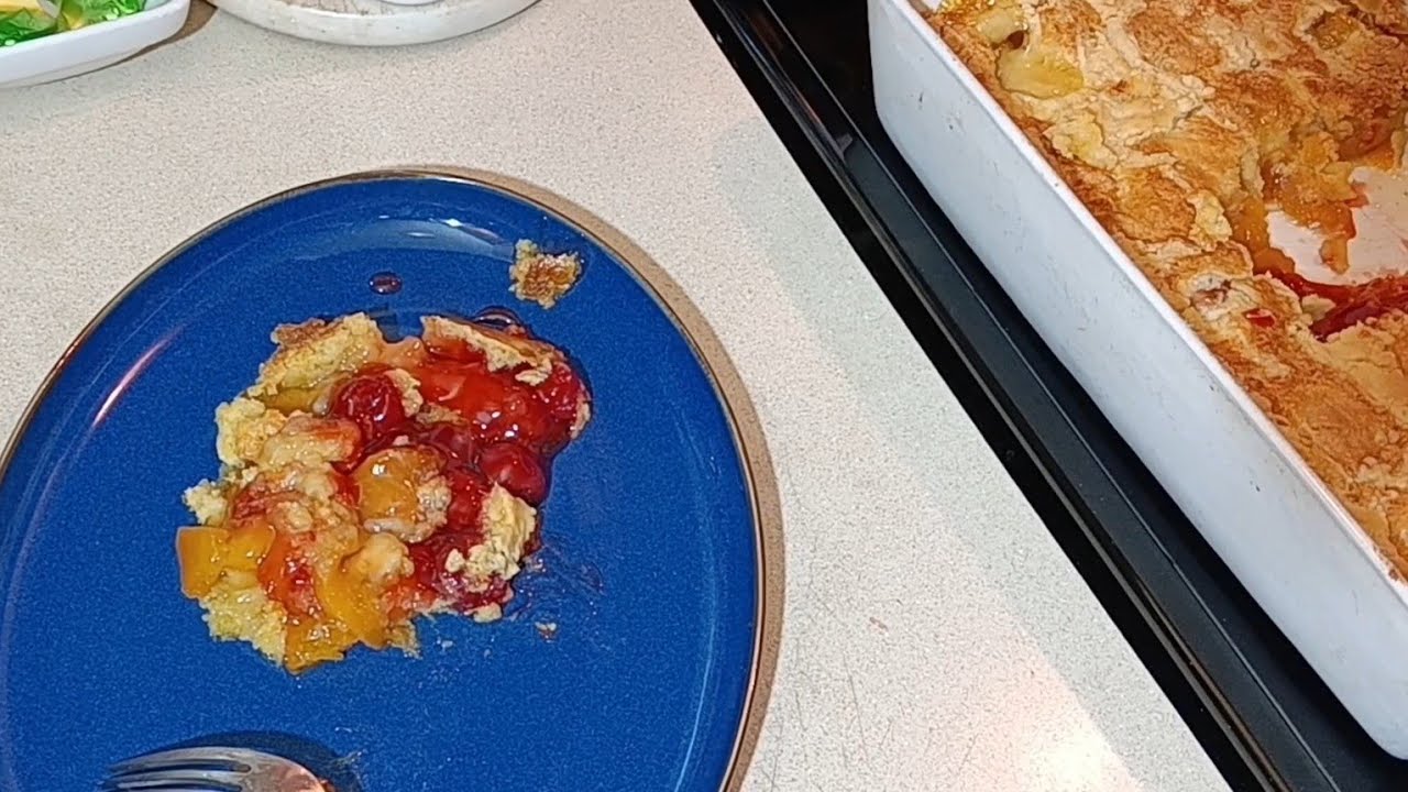 How we bake our Sweet Divide Dump Cake Dessert