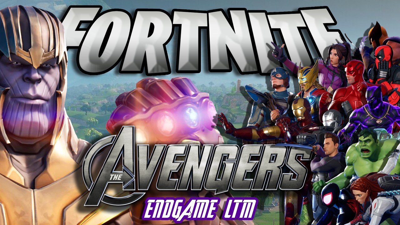 В режиме Fortnite Avengers Endgame герои Marvel сражаются с Таносом.