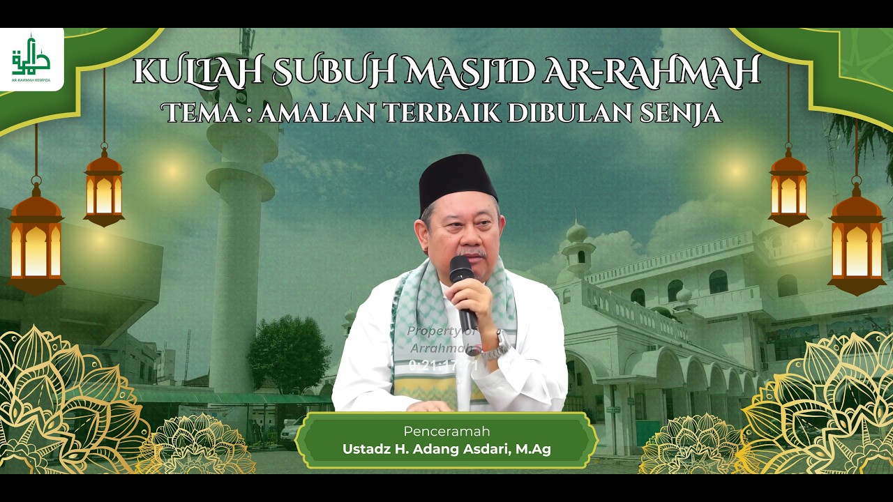 🔴 LIVE Kuliah Subuh 24 Feb 2026 | Amalan Terbaik di Usia Senja