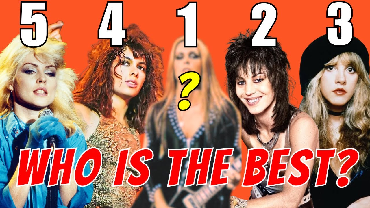The Greatest Female Rock Legends of the 70s and 80s, RANKED!