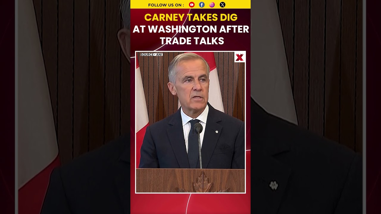 Canada PM Mark Carney Takes Dig At Washington After US Trade Talks Collapse