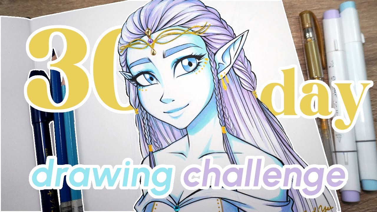 Start a ✨NEW✨ Sketchbook with Me for 2025 (30-Day Drawing Challenge)