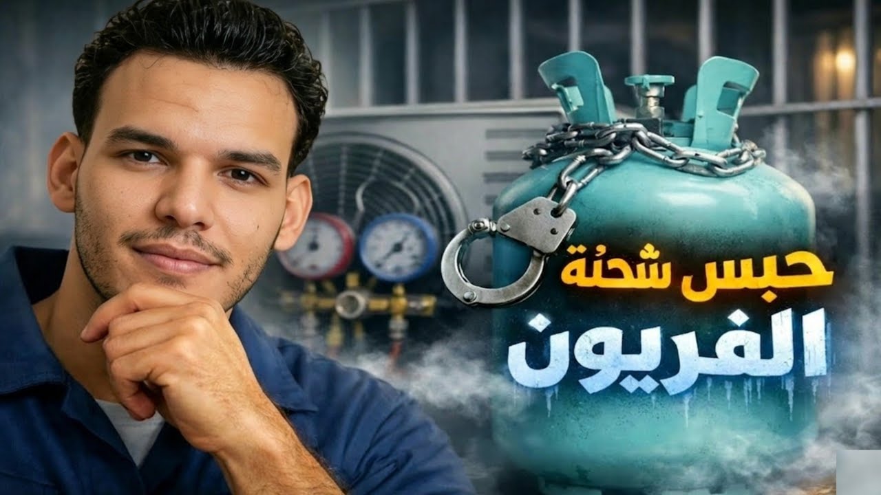 طريقه حبس الفريون داخل المكيف / لم شحنه التكييف 