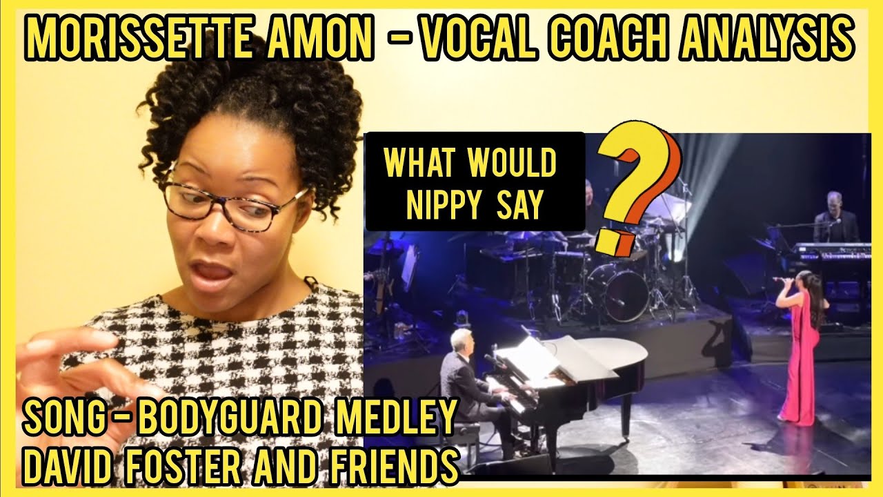 THE PRESSURE! - MORISSETTE AMON | Bodyguard Medley - Vocal Coach Analysis #morissetteamon #reaction