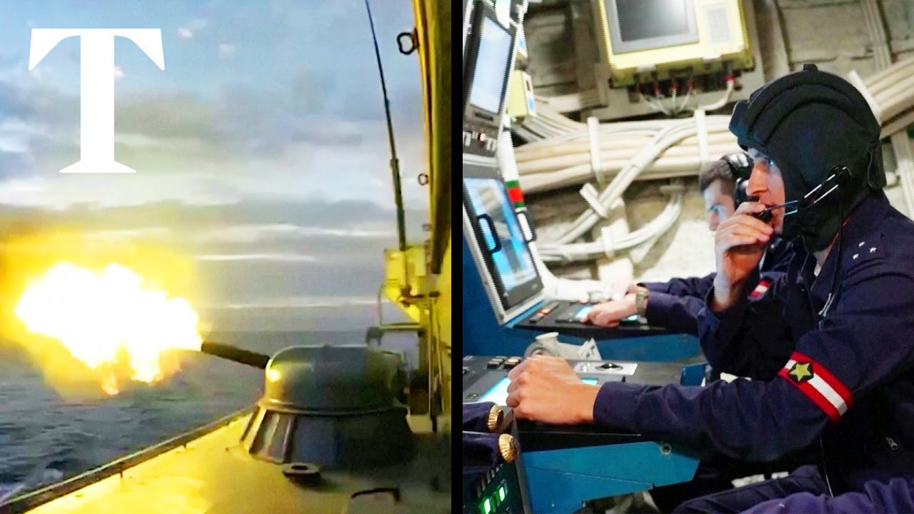 Russia and China hold live naval drill near Japan
