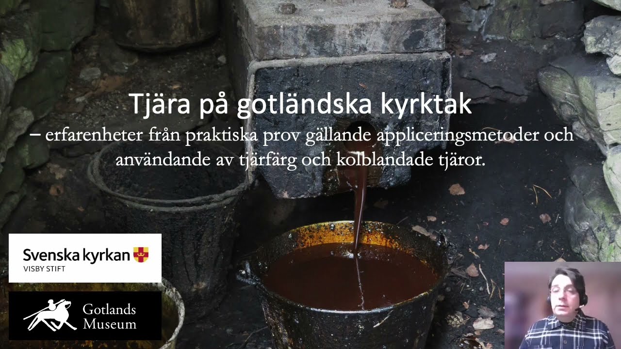 Pär Malmros: Tjära på gotländska kyrktak 2. Praktiska erfarenheter