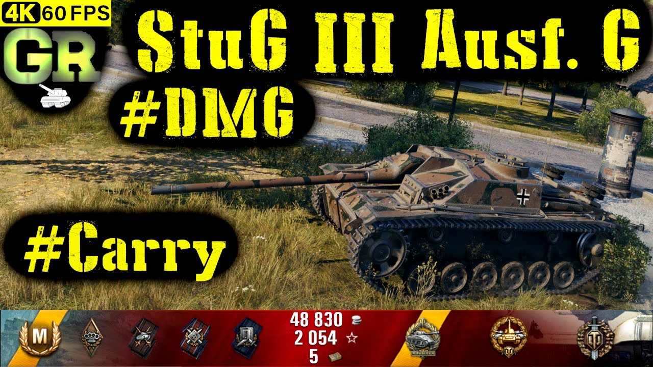 World of Tanks StuG III Ausf. G Replay - 9 Kills 2.7K DMG(Patch 1.4.1)
