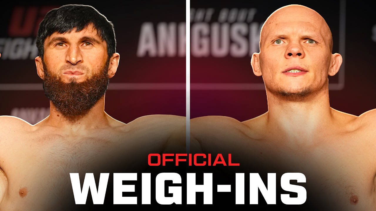 Взвешивание Анкалаев &mdash; Гуськов | UFC Абу-Даби