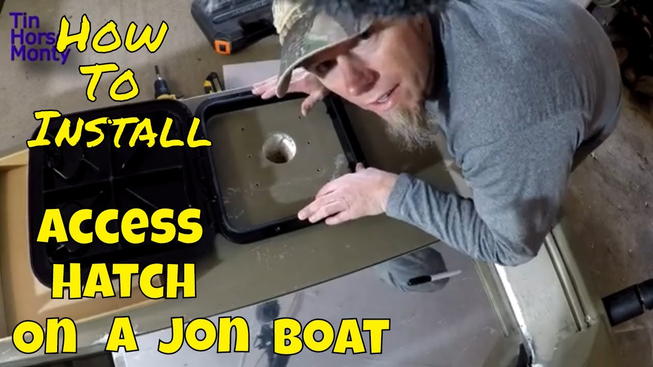 SEAFLO Access Hatch Install On A Jon Boat 14 75X14 50