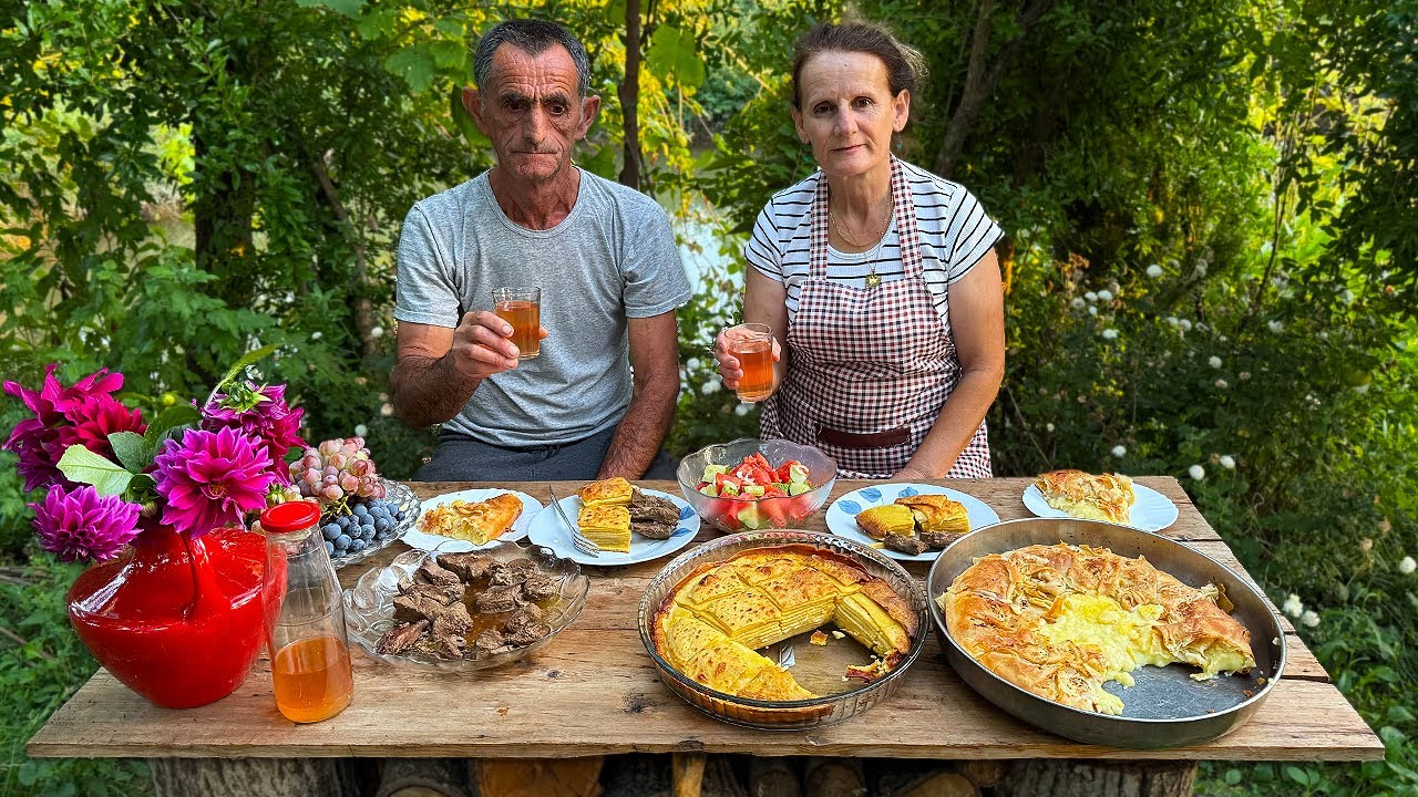 Korça-Style Crepes 🥞 – Baked with Cheese the Authentic Albanian Way! 🧀🇦🇱
