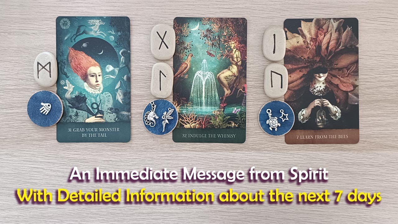 An immediate Message from Spirit🙏🏼📩🌟with detailed information for the next 7 days #timelessreading