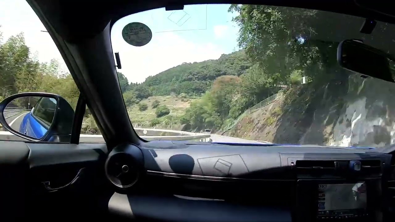 激坂の国道362号を登る