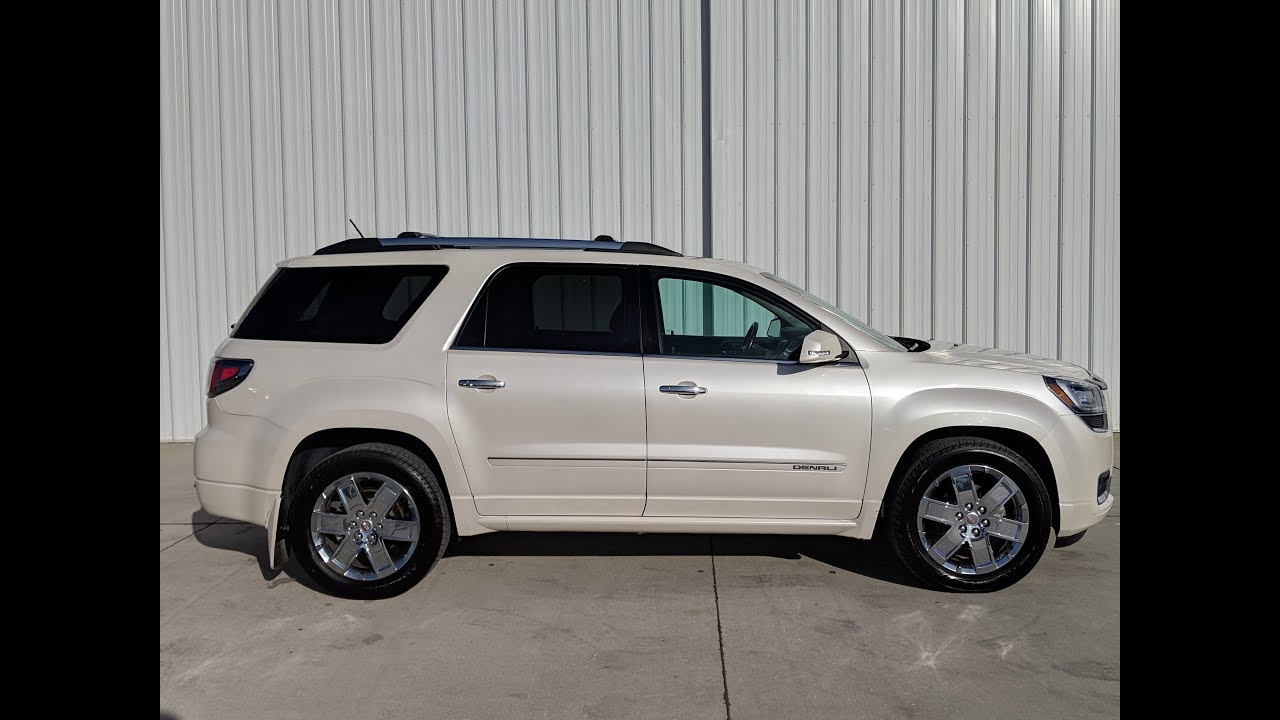 2014 GMC Acadia Denali AWD White Diamond 2387010