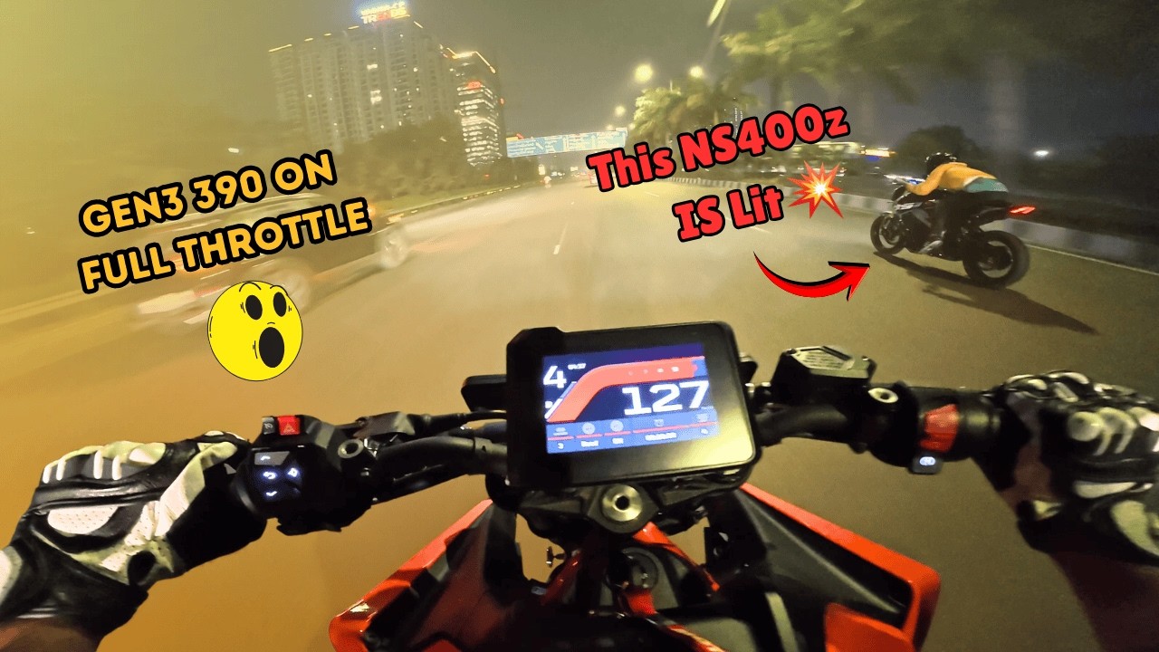Ultimate 400cc Face off || 2025 Duke390 Vs 2026 NS400z Highway Rush