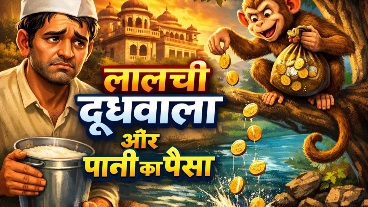 लालची दूध वाला और उसकी पत्नी story in hindi | stories | kahaniyan | hindi moral stories |