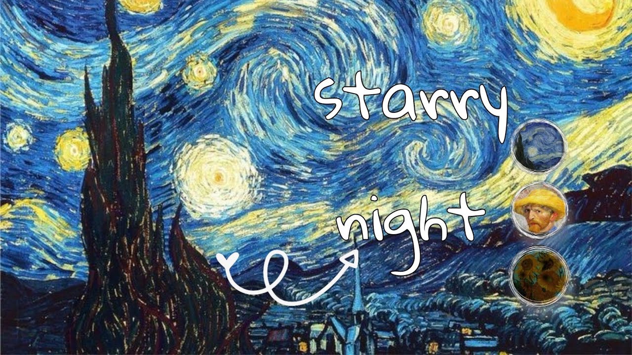 How to Paint the Starry Night Step by Step | Vincent Van Gogh