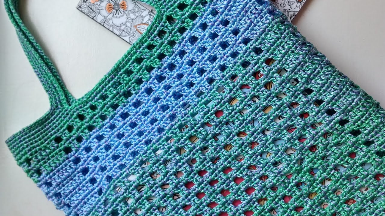 ECOBAG EM CROCHÊ - SACOLA