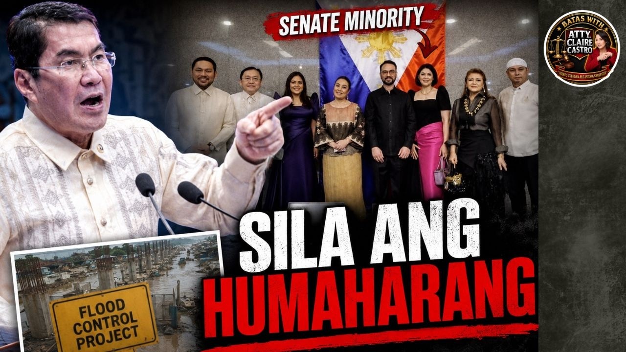 SENATE MINORITY ANG HUMAHARANG SA FLOOD CONTROL PROJECTS PROBE
