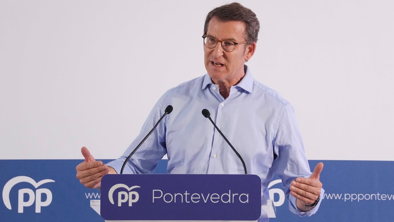 Alberto Núñez Feijóo clausura el 13 Congreso Local del PP de Pontevedra