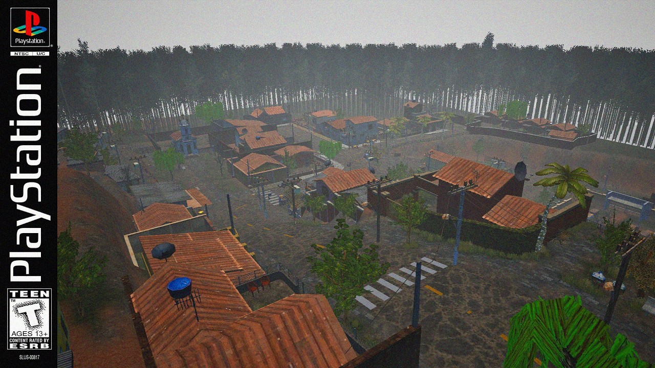 Fiz uma cidade Inteira pro meu jogo de Terror no Brasil com Gráfico de PS1 (Comatose)