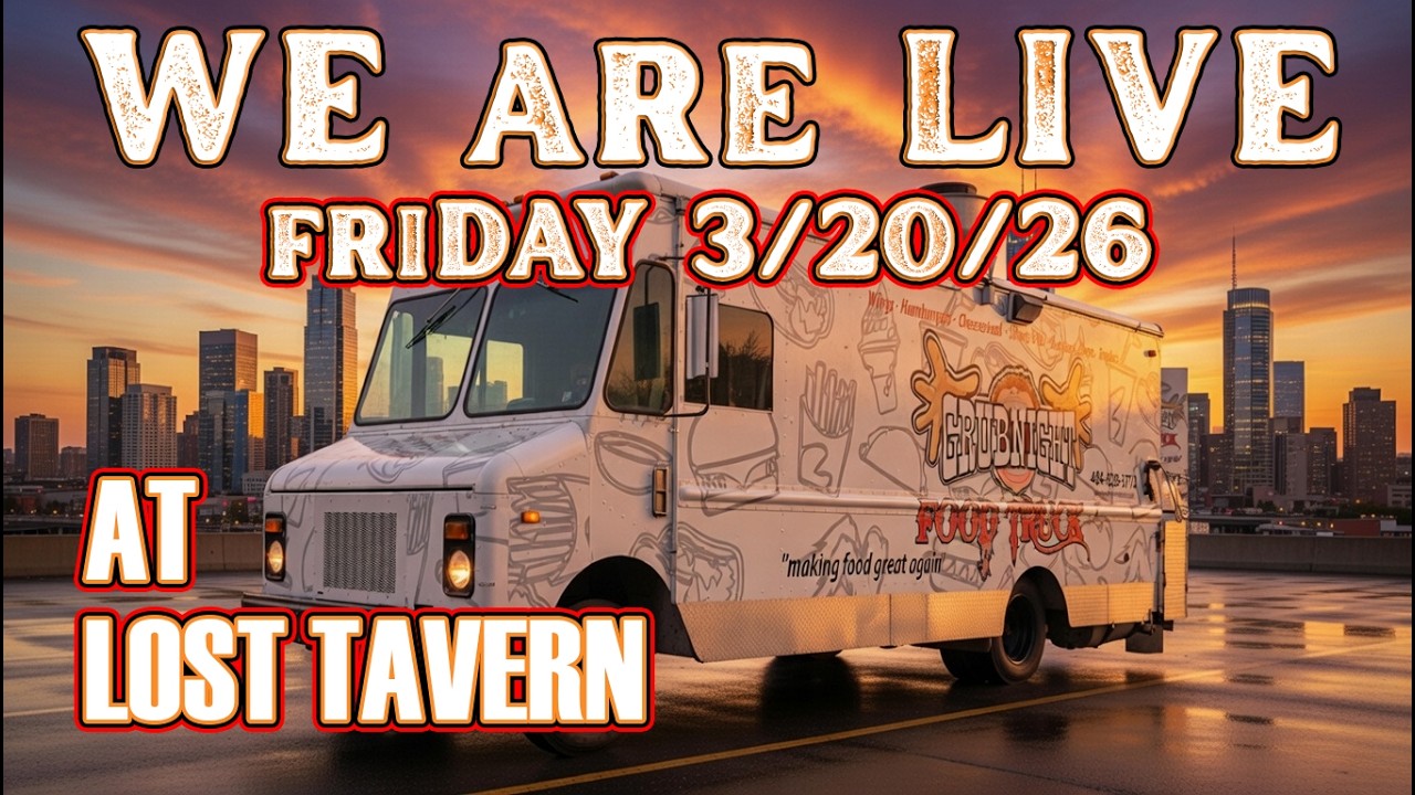 3/20/26 Grubnight Food Truck LIVE! 5PM at Lost Tavern #live #viral #repairs #business #foodtruck