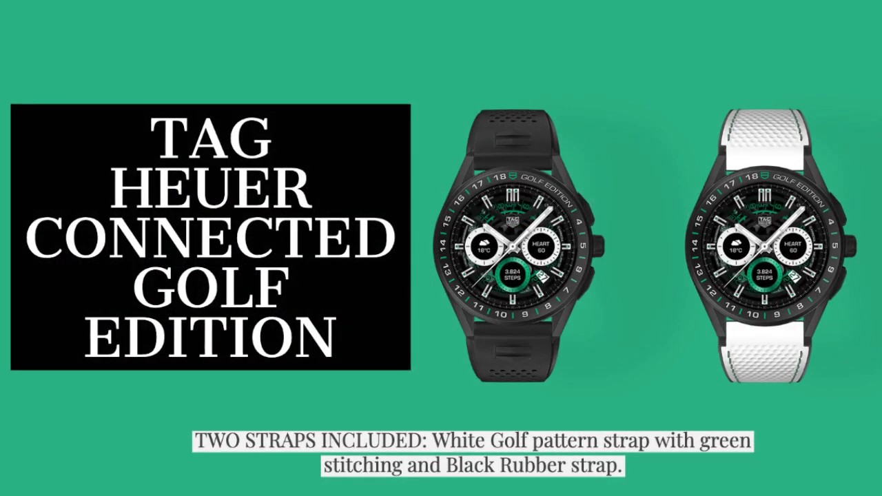 Tag Heuer&rsquo;s Newest Smartwatch | Ultimate smartwatch for golfers | NOTIFICATIONS | WEATHER | G PAY
