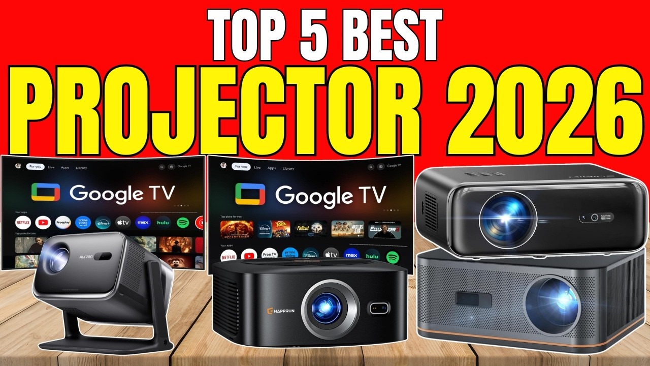 Best Projectors on Amazon 2026 | Top 5 4K Smart Home Theater Projectors